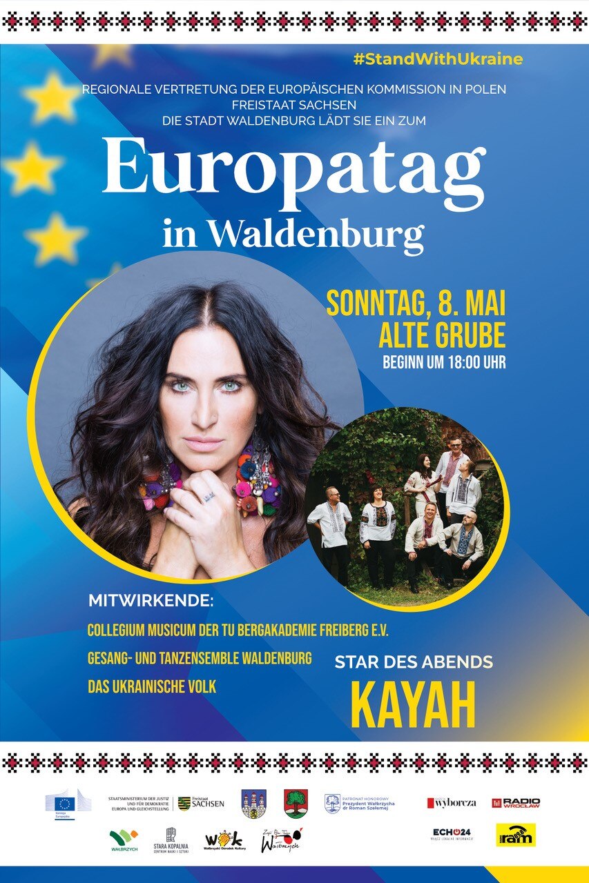 Plakat zum Europatag in Waldenburg